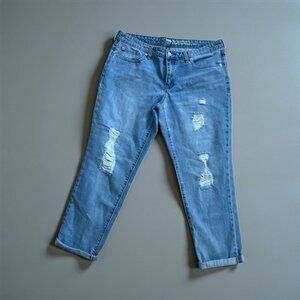 GAP Women's Sexy Boyfriend Fit Ankle Jeans Size 16 / 34"